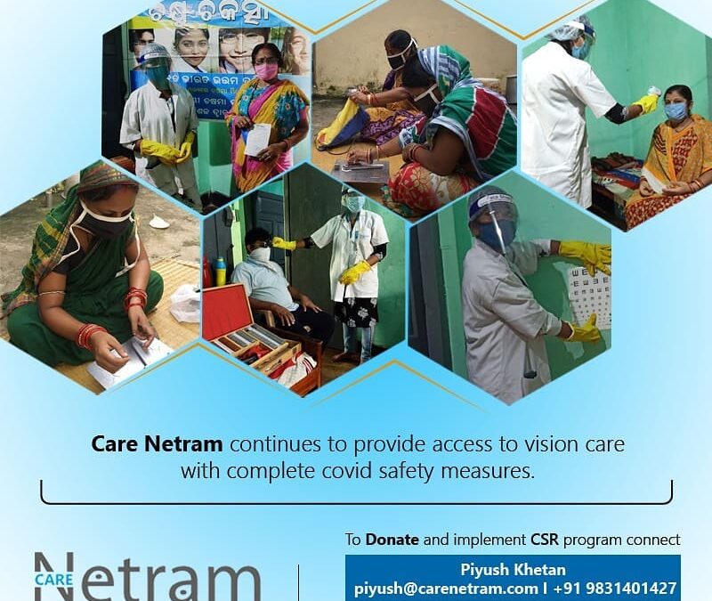 Care Netram continues to provide access to vision care with complete covid safety measures