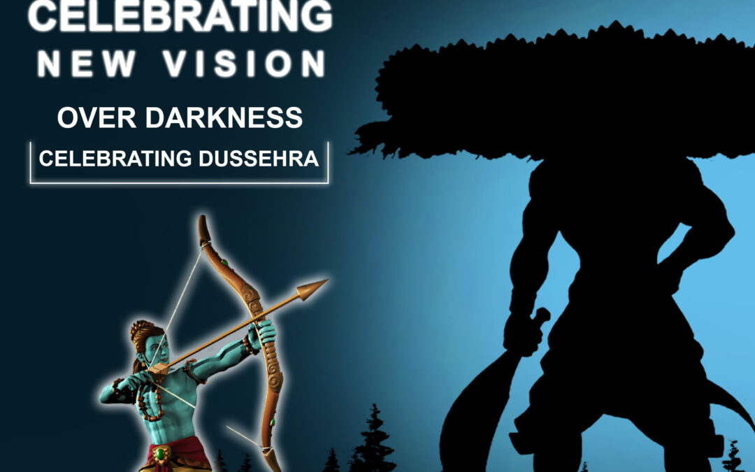 Celebrating New Vision Over Darkness Celebrating Dussehra